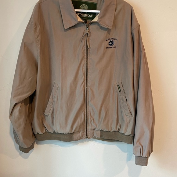 Weatherproof Other - Vintage Weatherproof Light Tan Jacket Men’s XL Rockhurst University